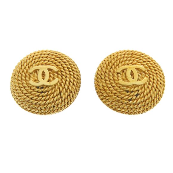 CHANEL Authentic Gold Earrings - Picture 8 of 8
